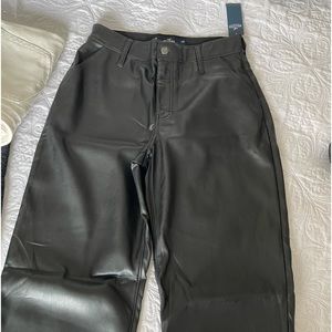 Black Leather Pants
